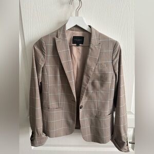 Banana Republic Classic Fit Plaid Blazer